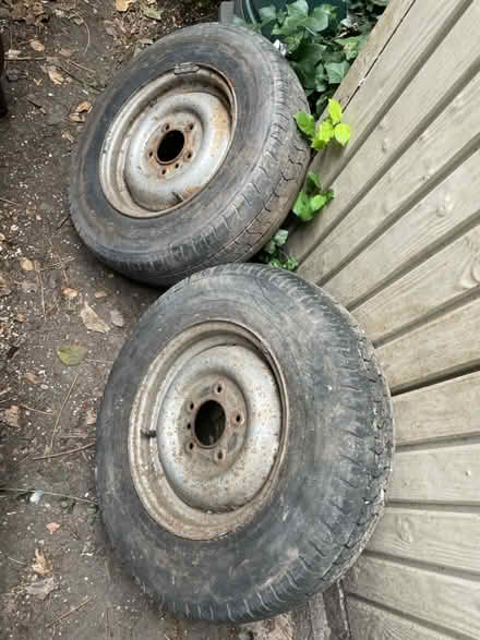 Photo of free Trailer wheels (West Dean) #1