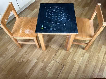 Photo of free Children’s table and chair set (Barnard's Green WR14) #1