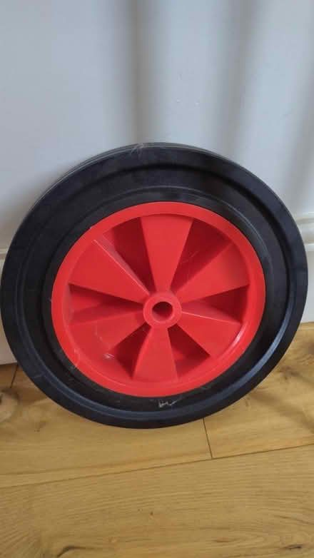 Photo of free Wheelbarrow wheel - new (S32 Hathersage) #1