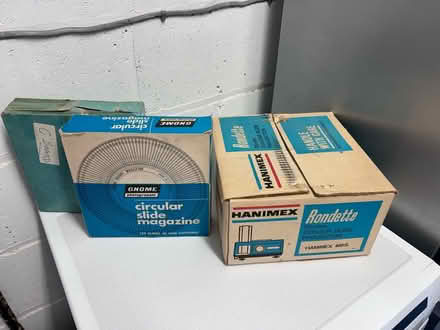 Photo of free Slide projector and slide cassettes (Ipswich IP2) #1