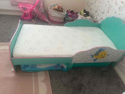 Photo of free Little mermaid toddler bed (Leabrooks DE55) #1