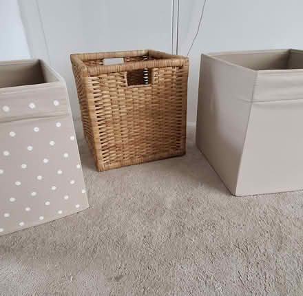Photo of free Ikea Kallax storage boxes (Abbey Wood - SE2) #1