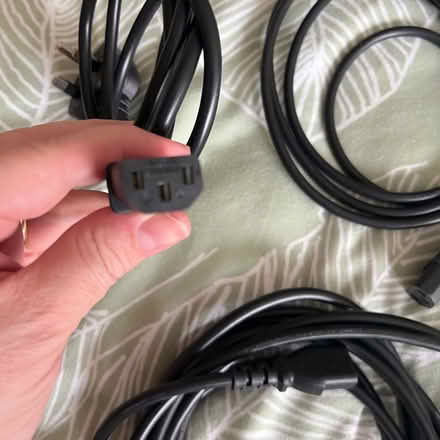 Photo of free Computer kettle power cables (Prenton CH42) #2