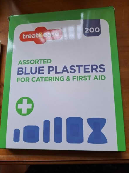 Photo of free Assorted blue plasters (Yaxley) #1