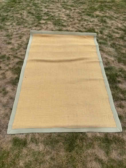 Photo of free Faded grey green sisal woven mat (Chichester PO19) #1