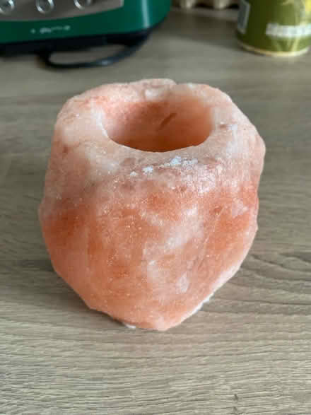 Photo of free Himalayan salt rock candle holder (Hornsey N8) #2