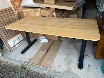 Photo of free IKEA Sit Stand Desk (Brockworth) (GL3, Brockworth) #3