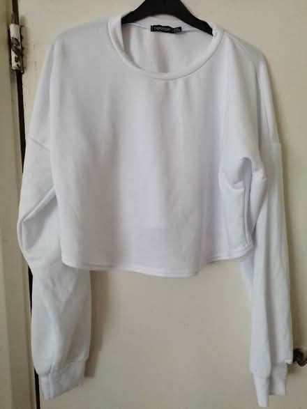 Photo of free Boohoo Women's White Crop Top Size 12 (Charlton SE7) #1
