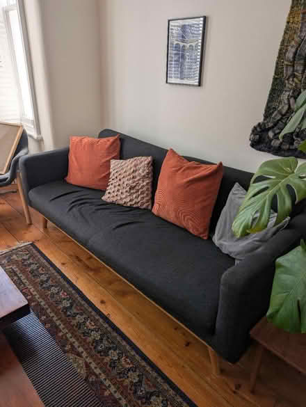 Photo of free Navy Blue Sofa - Must Go Tomorrow (SE5) #1