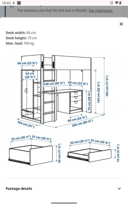 Photo of free Panels from IKEA loft bed (RG30) #2