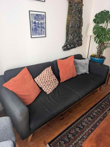 Photo of free Navy Blue Sofa - Must Go Tomorrow (SE5) #3