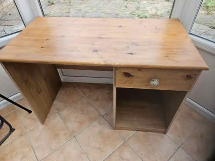 Photo of free Wooden desk (Leicester LE2) #2