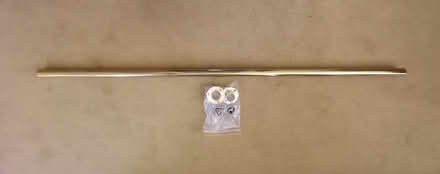 Photo of free Short brass curtain pole & brackets (Darland, Medway) #1