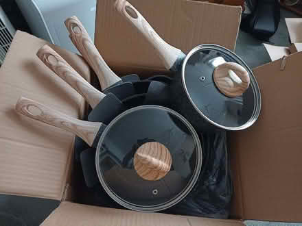 Photo of free Pan set, new, non-stick (Shirley B90) #1