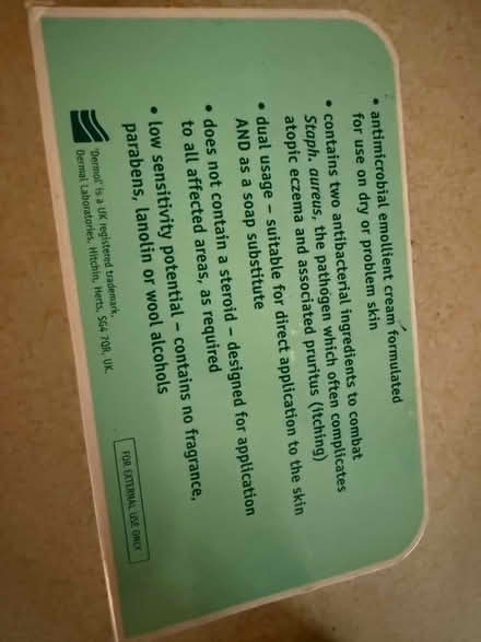 Photo of free Dermol medical creams (Oswestry SY11) #2