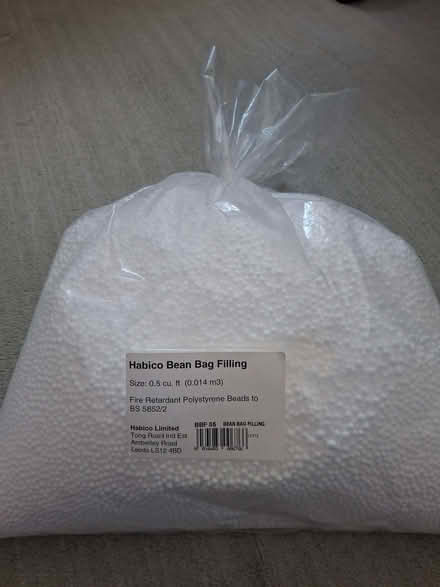 Photo of free Small bag of bean bag filling (Heald Green SK8) #1
