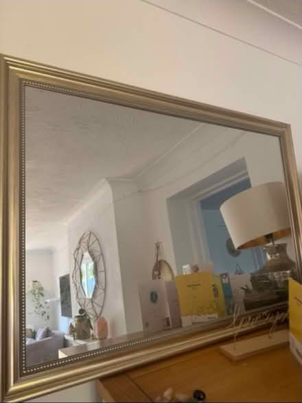 Photo of free Large gold frame rectangular mirror (GL3) #1