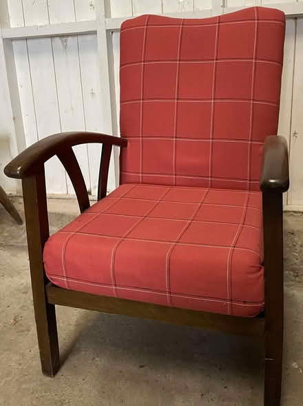 Photo of free Wooden 'fireside' chair (Forton near Garstang PR3) #1