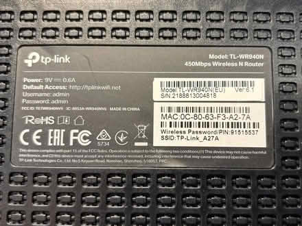 Photo of free WiFi router (M16 Whalley Range) #2