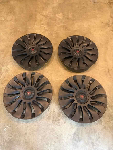 Photo of free Tesla 19” Wheel Covers- Matte Black (New Market, Md Lake Linganore) #1
