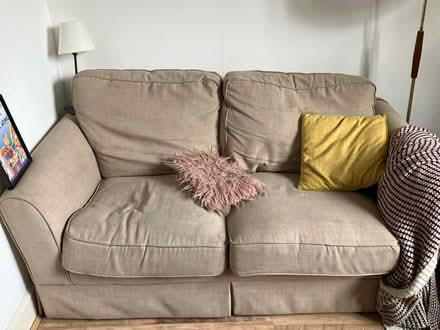 Photo of free Comfy beige sofa (Wood Green N22) #1