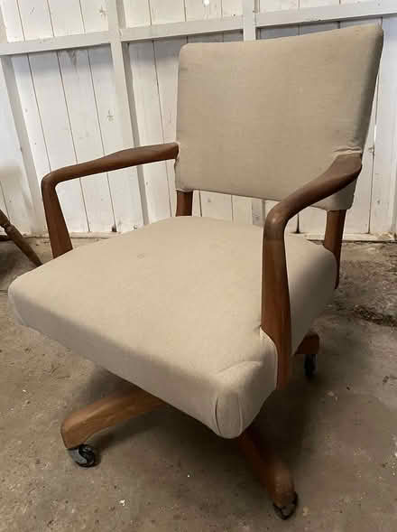 Photo of free Wooden swivel chair (Forton near Garstang PR3) #1