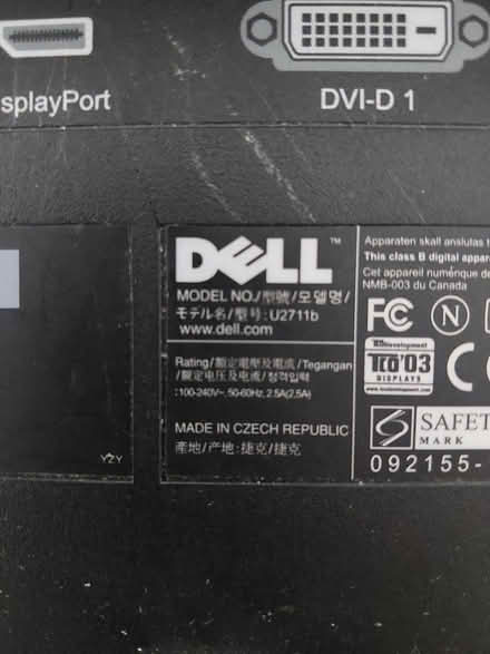 Photo of free Monitor DELL U2711 (Ealing Pitshanger W5) #4