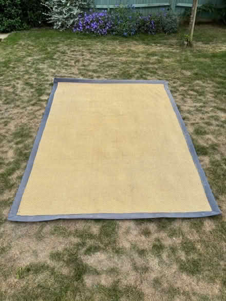 Photo of free Faded blue sisal woven mat (Chichester PO19) #1