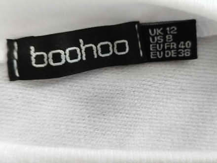 Photo of free Boohoo Women's White Crop Top Size 12 (Charlton SE7) #2