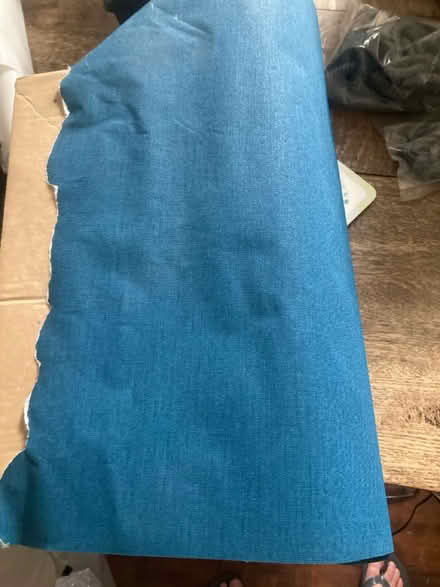Photo of free Roll of textured teal wallpaper (RG1) #2