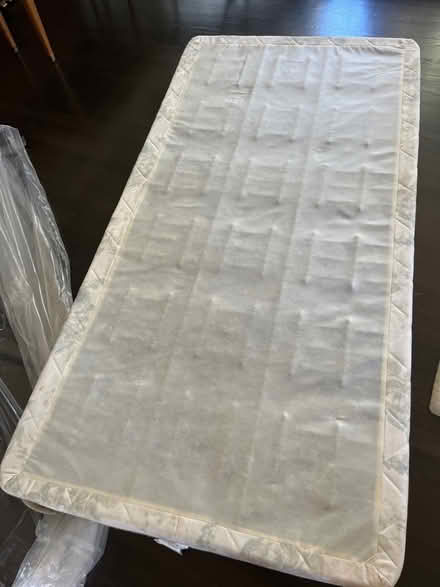 Photo of free twin mattress and box spring (Berkeley) #3