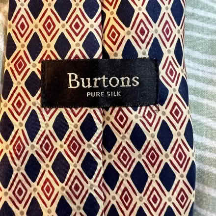 Photo of free Pure silk tie Burtons (Prenton CH42) #2