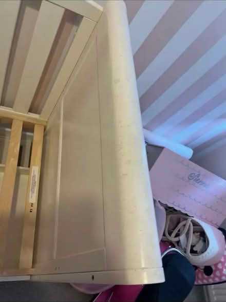 Photo of free White cot bed (Cheshunt EN8,) #4
