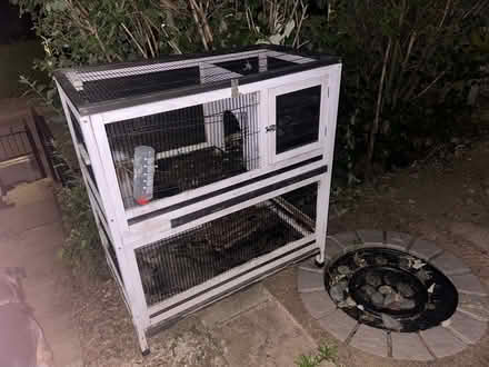 Photo of free Large two tier Rabbit/Animal cage (Greengates BD10) #1