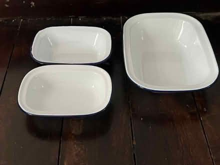 Photo of free Enamel oven trays (Watford WD24) #1