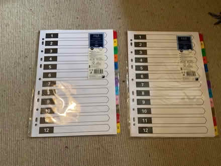 Photo of free File dividers (Bangor LL57) #1