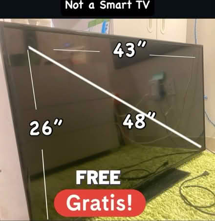 Photo of free Regular 48” TV (Brooklyn) #1