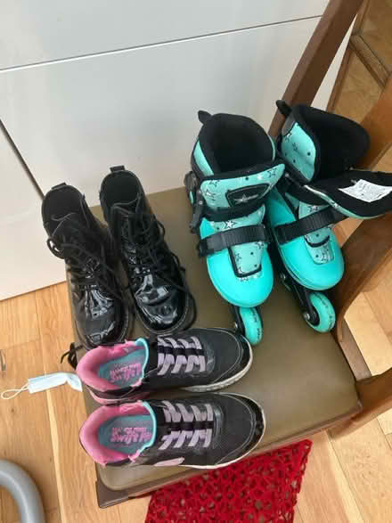Photo of free Kids shoes and rollerblades (UB7 9EF) #1