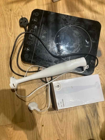 Photo of free Broken induction hob + hand mixer (Leeds city centre, LS12) #1