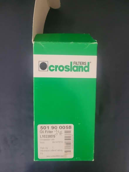 Photo of free Oil filter (Smallgains, Canvey) #2