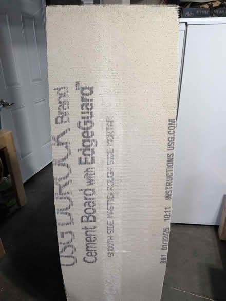 Photo of free Cement board - left over piece (Fisher & Meadowlands) #1