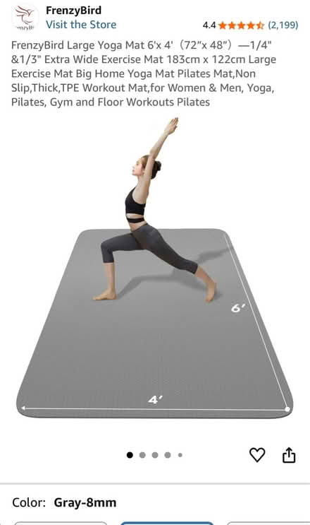 Photo of free Large Yoga mat (Belmont-Watertown) #1