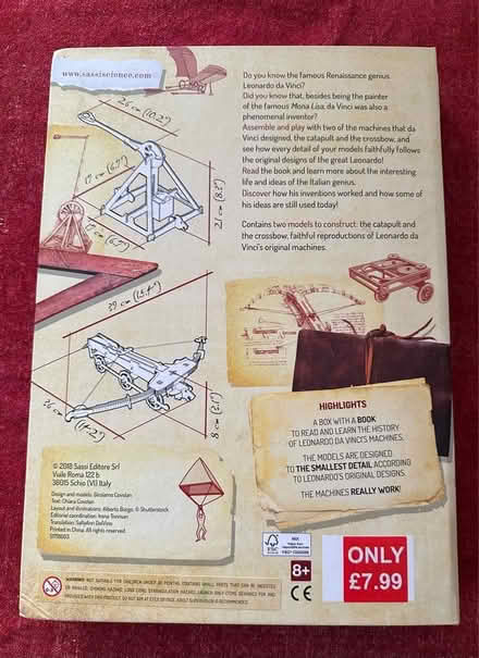 Photo of free Leonardo de Vinci book with working models (Knaresborough HG5) #2