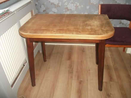Photo of free Extending Dining Table and 2 Chairs (Crewe) #4