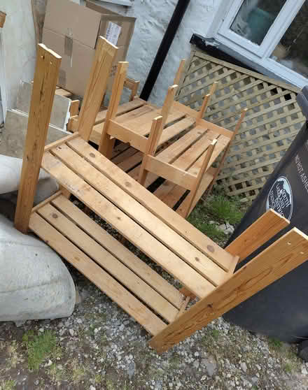 Photo of free Wooden shelfy bits - 5 in various states (Burneside LA9) #1