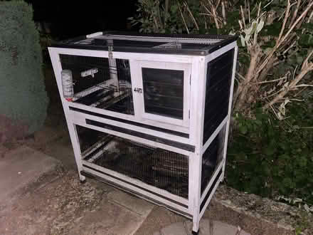 Photo of free Large two tier Rabbit/Animal cage (Greengates BD10) #2