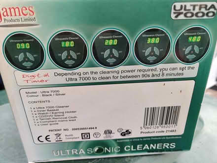 Photo of free Sonic jewellery cleaner (Lancaster Vale LA1) #2