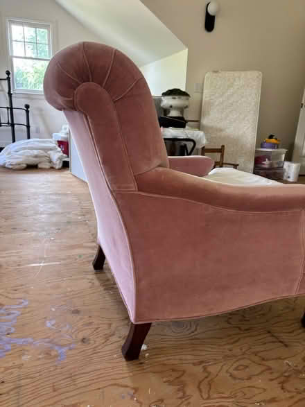 Photo of free Tufted antique chair (Littleton) #1