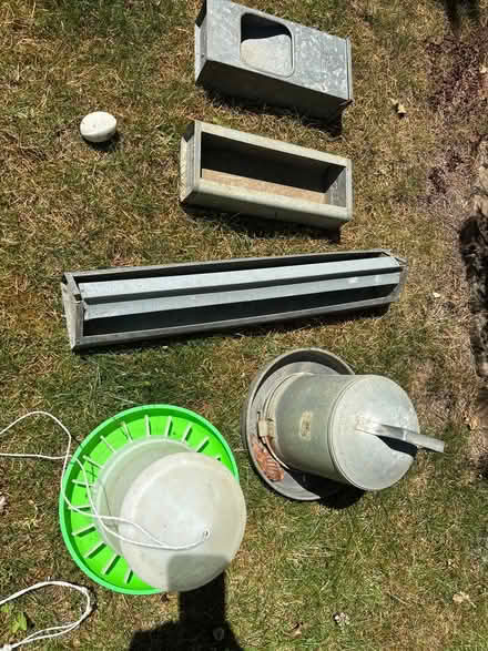 Photo of free Chicken feeders and pet carriers (Frensham) #3