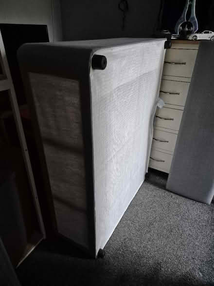 Photo of free Small double divan base & headboard. (Portwood SK1) #4